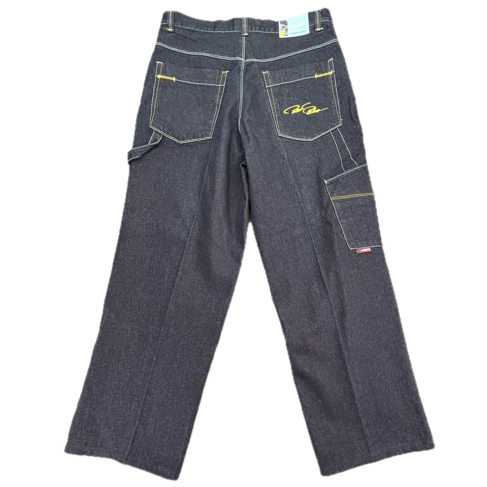 Raw Blue Collective Jeans Mens 36x32 Dark Wash Carpenter Denim Skater‎ Baggy Y2K